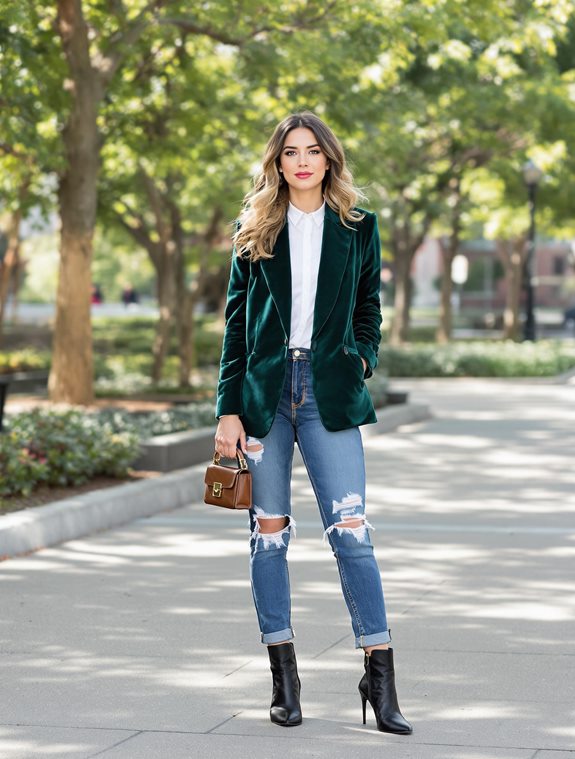 bold textured outfit inspiration