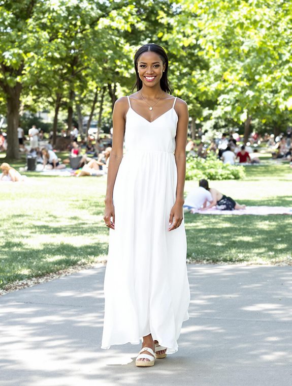 breezy white summer dress
