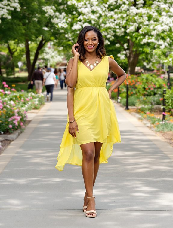bright summer outfit choice