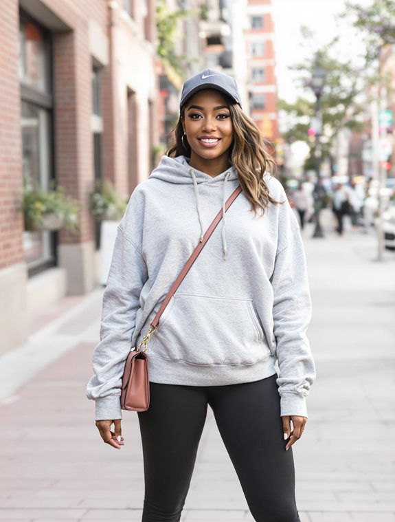casual oversized hoodie style