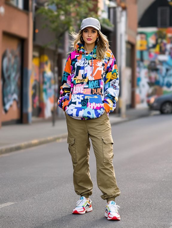 casual style combination ensemble