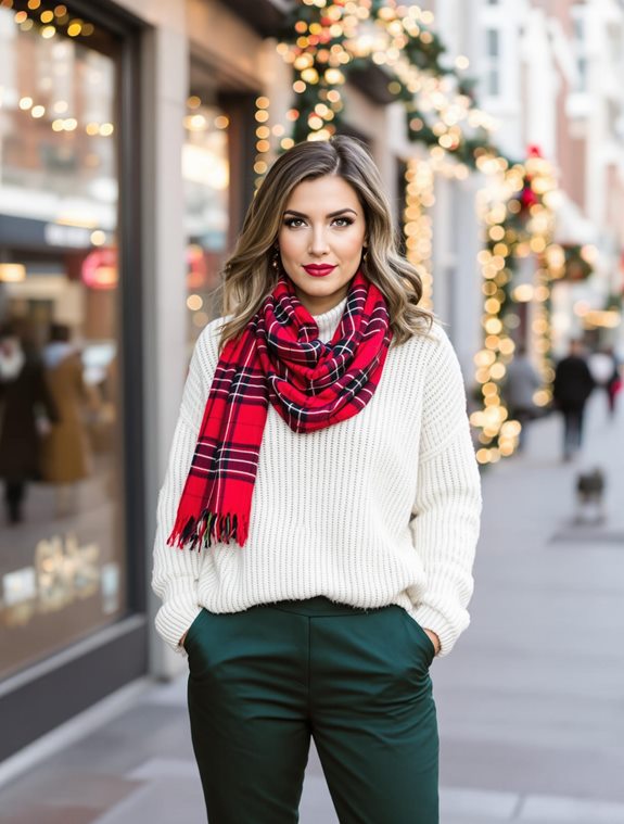 cheerful holiday pattern accessory