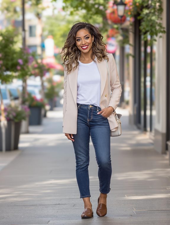chic accessory layering showcase