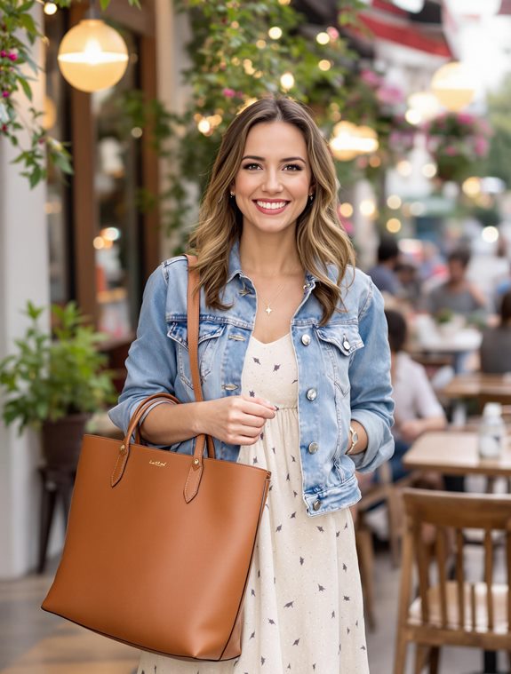 chic casual denim look
