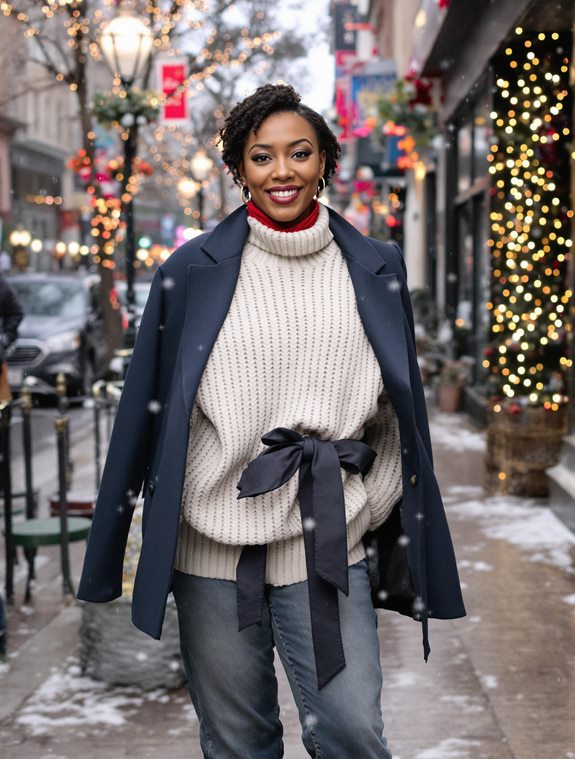 chic december denim outfits