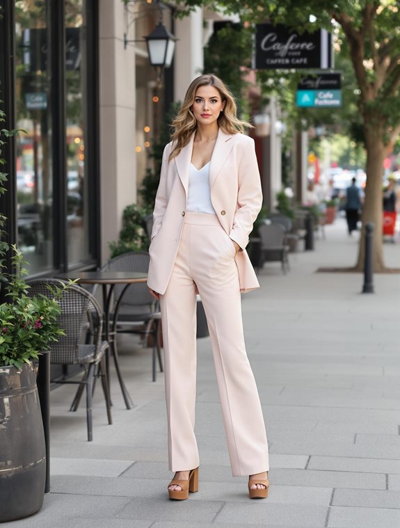 chic model in platform heels