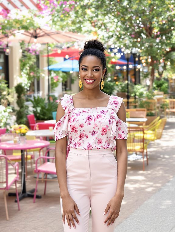 chic patio brunch attire