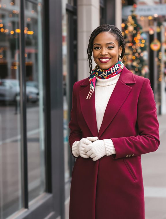 chic winter holiday attire