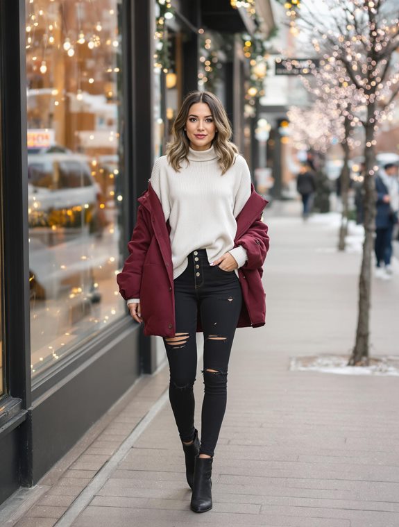 chic winter layering tips