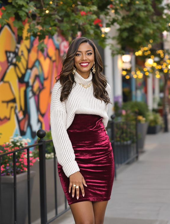 chic winter outfit combination