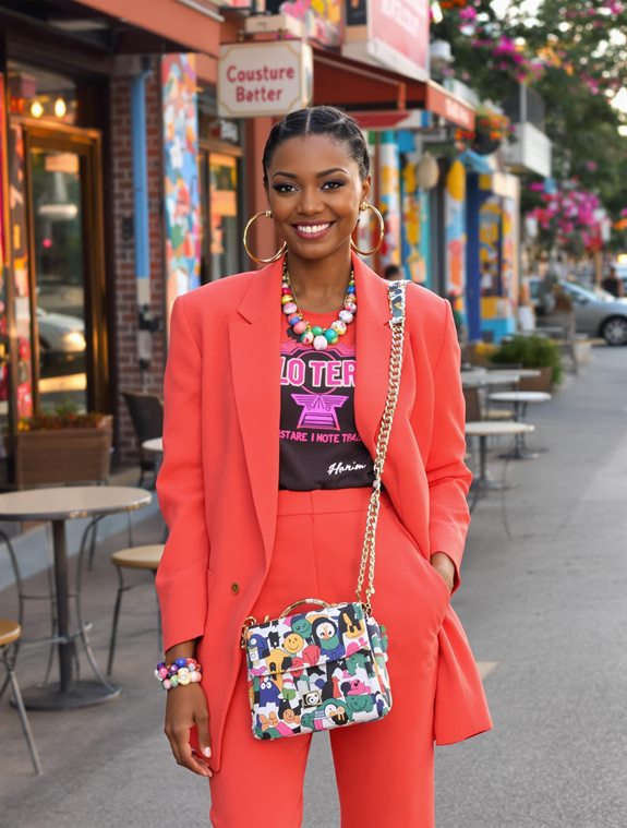 colorful accessories elevate style