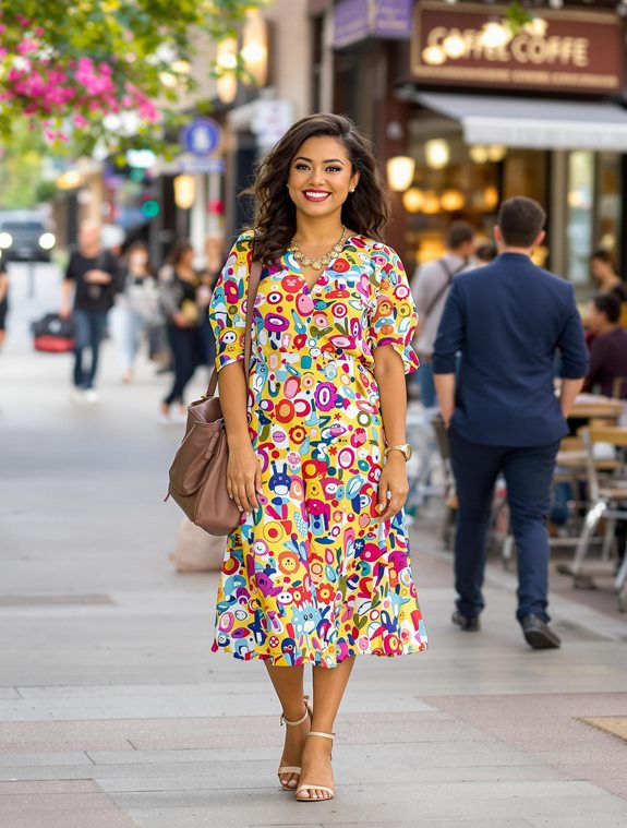 colorful fun dress style