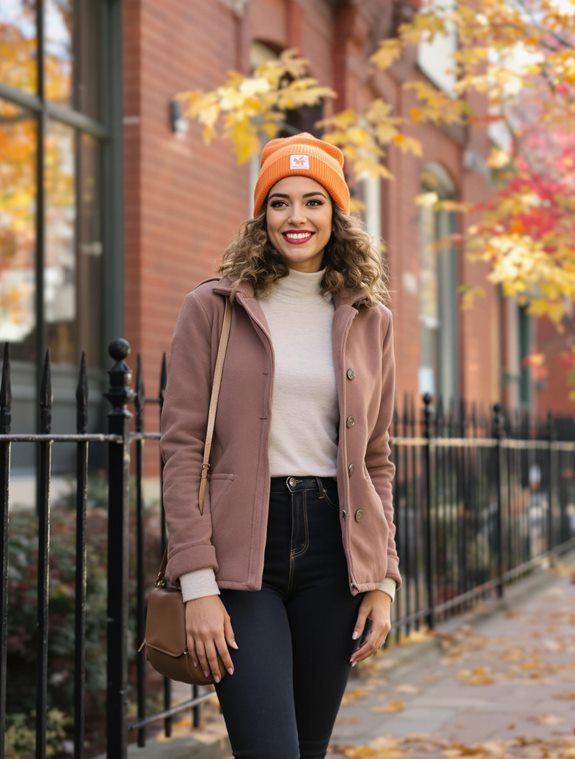 colorful hat enhancing style