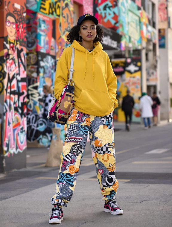 colorful layered hoodies collection