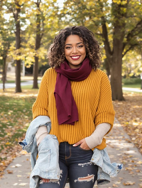 comfortable chunky knit pullover
