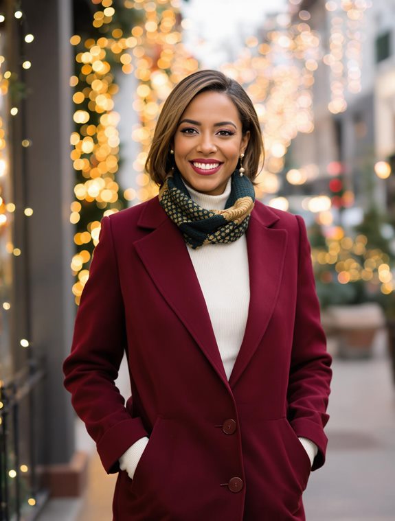 cozy accessory winter ensemble
