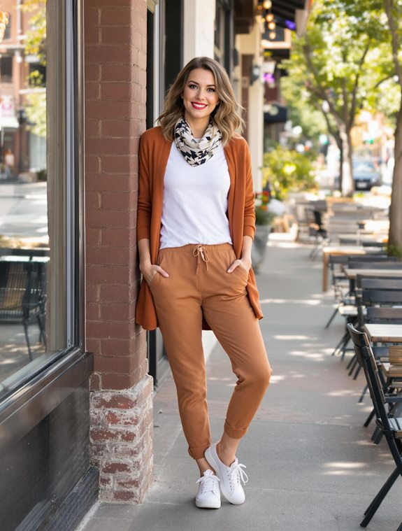 cozy earthy fashion showcase