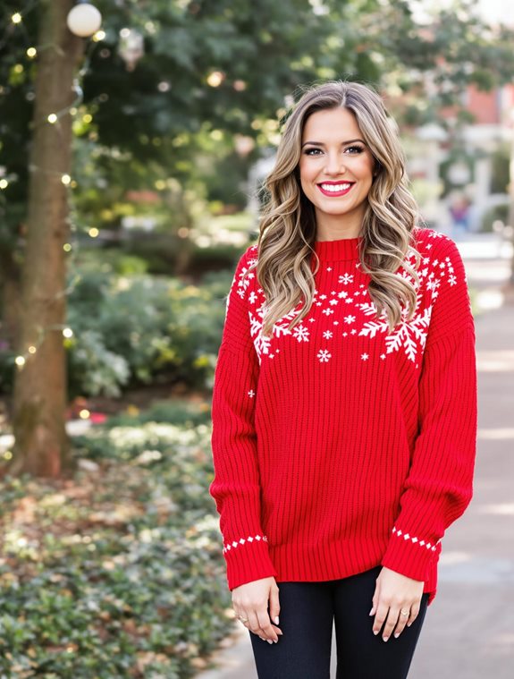 cozy family holiday attire