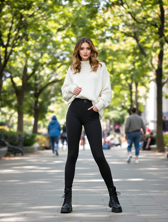 cozy fashion statement outfit