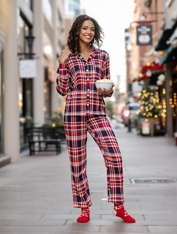 cozy holiday outfit combination