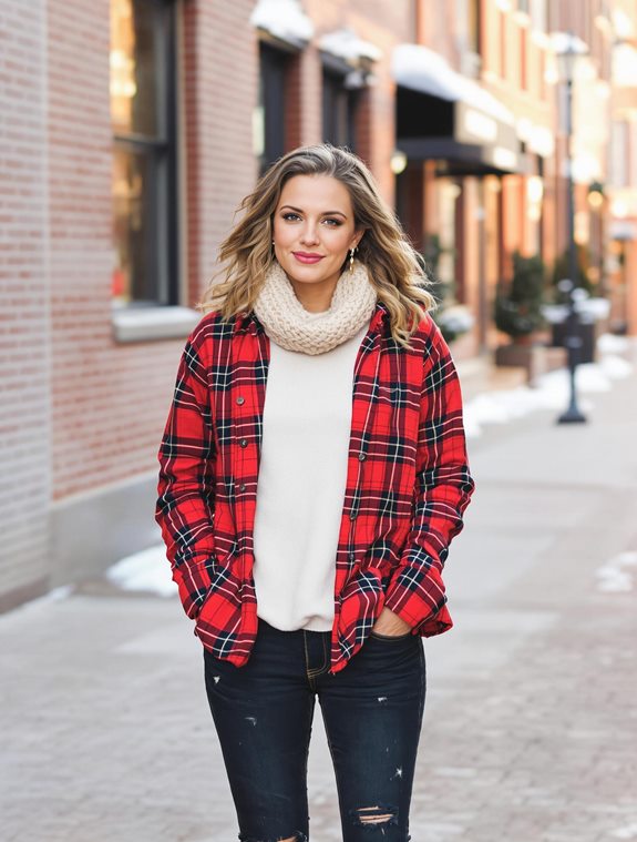 cozy layered flannel shirts