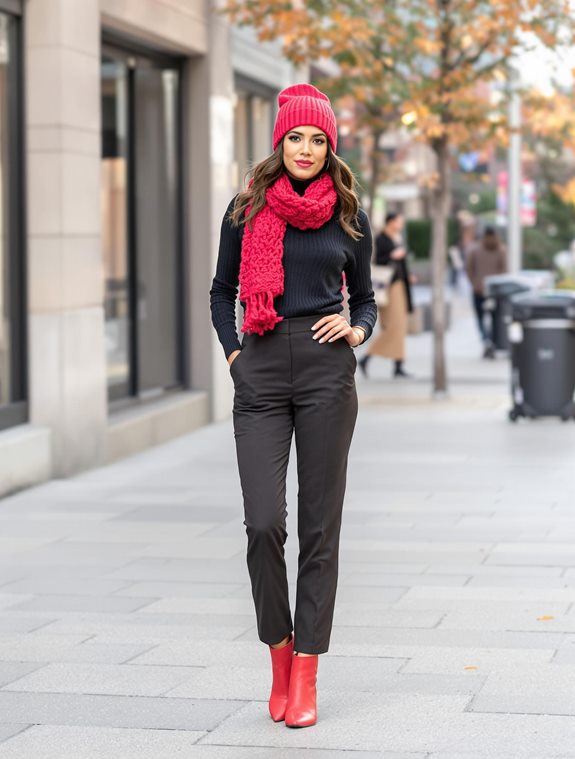 cozy winter accessories set
