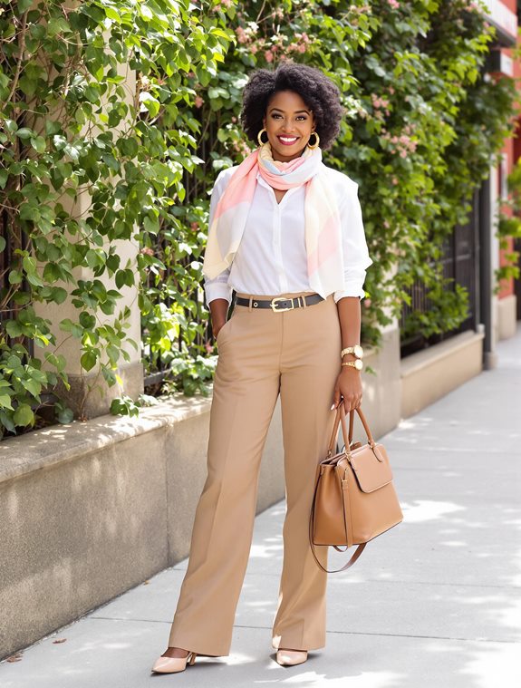 elegant draped lightweight scarf