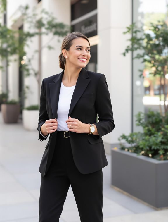 elegant monochrome style statement