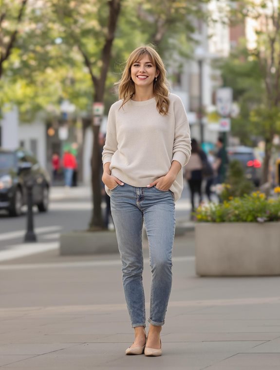 elegant soft cashmere sweater