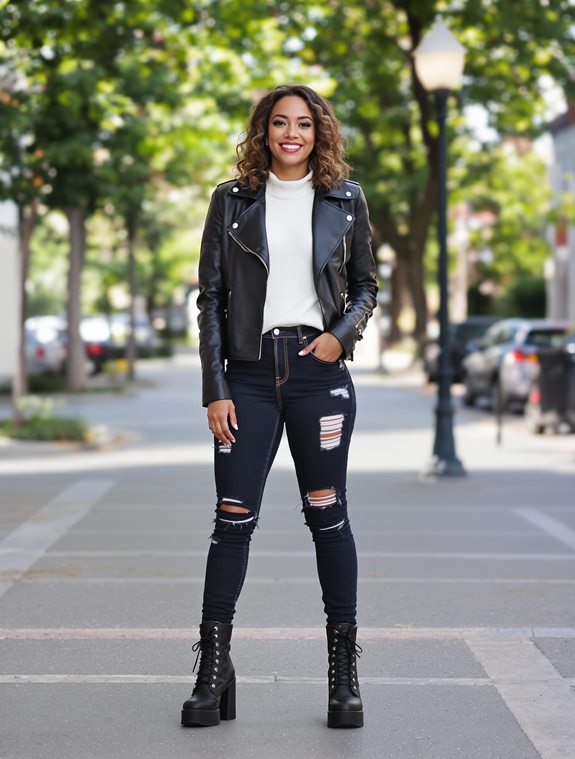 fashionable combat boot collection