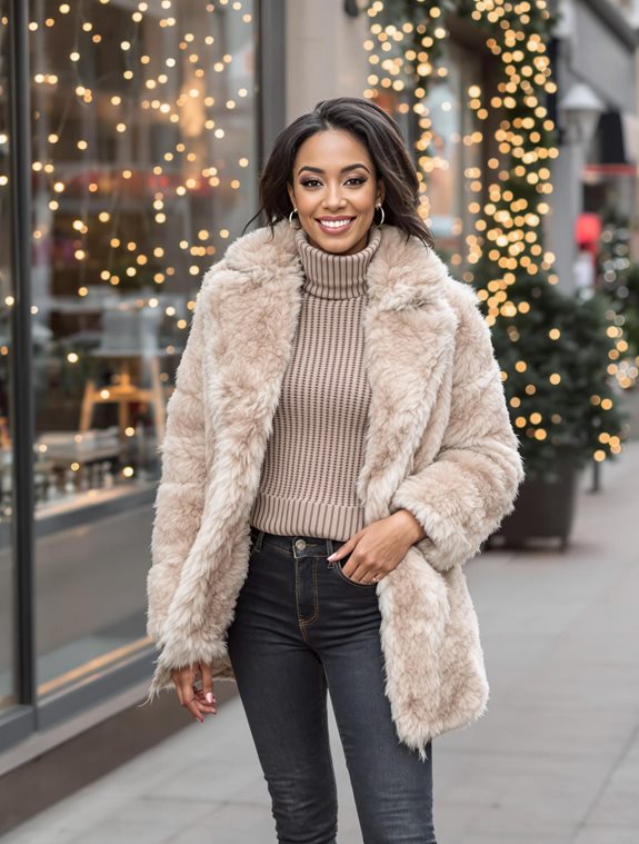 faux fur coat fashion