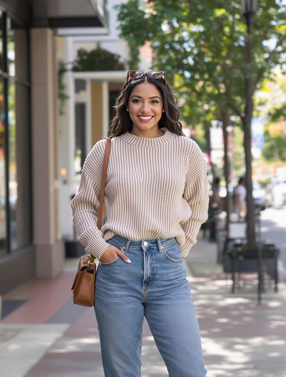 knit sweater outfit set