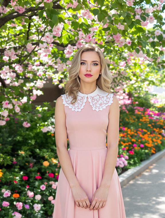 lace collar embellishment design