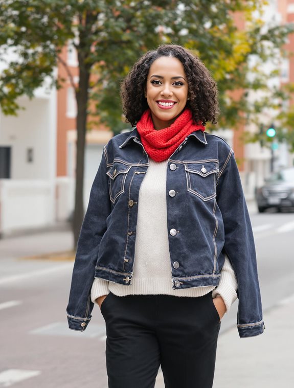 layered fall fashion look