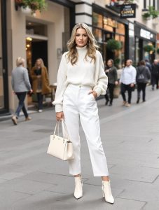 master monochromatic outfit styling