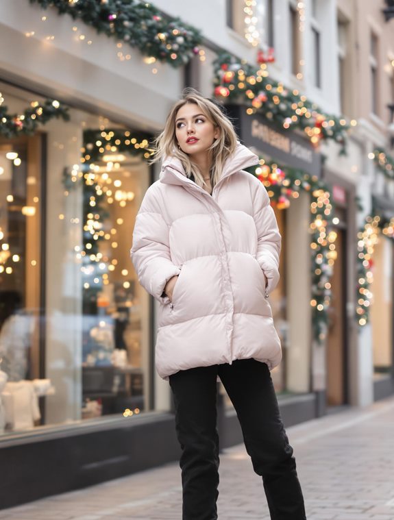 oversized puffer coat fashion