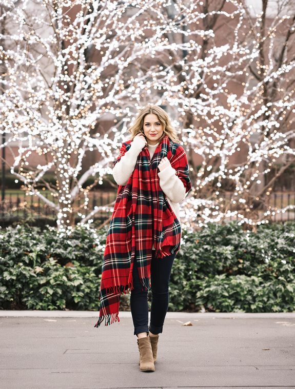 plaid blanket scarf delight