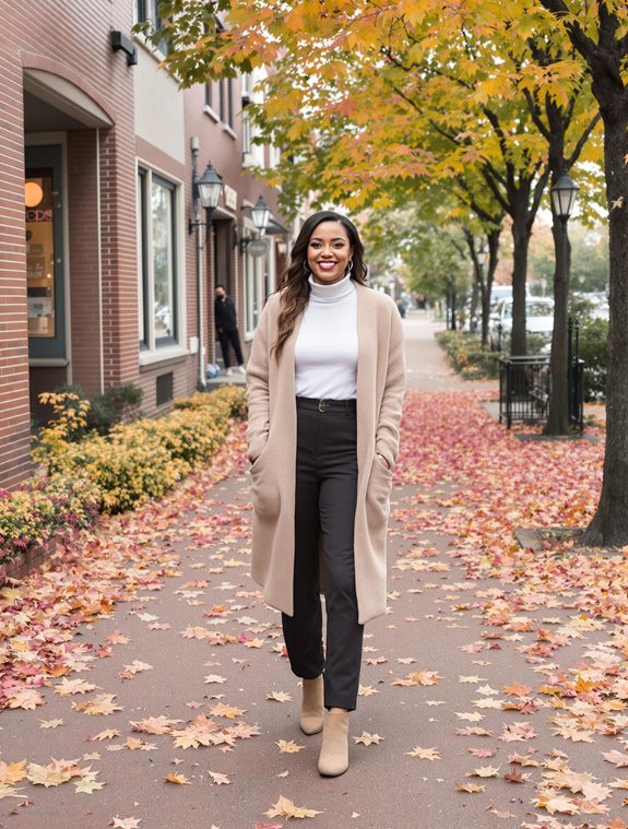 stylish autumn outfit layers