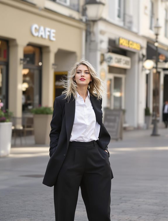 stylish black and white