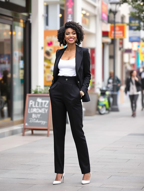 stylish black and white