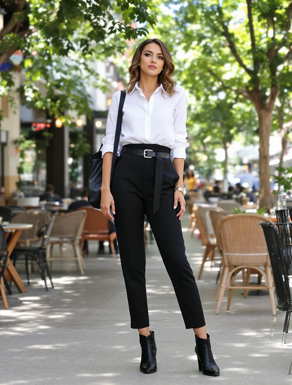 stylish black and white
