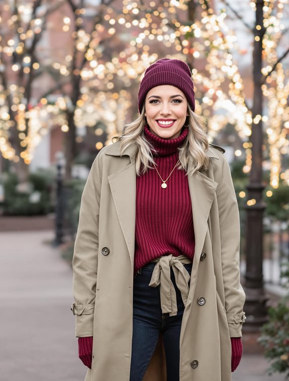 stylish december family portraits