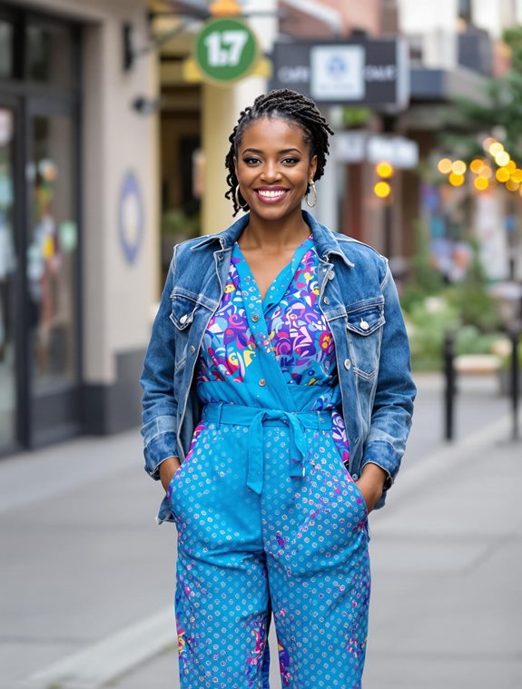 stylish layered jumpsuit outfit