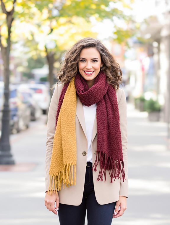 stylish layered outfit combination
