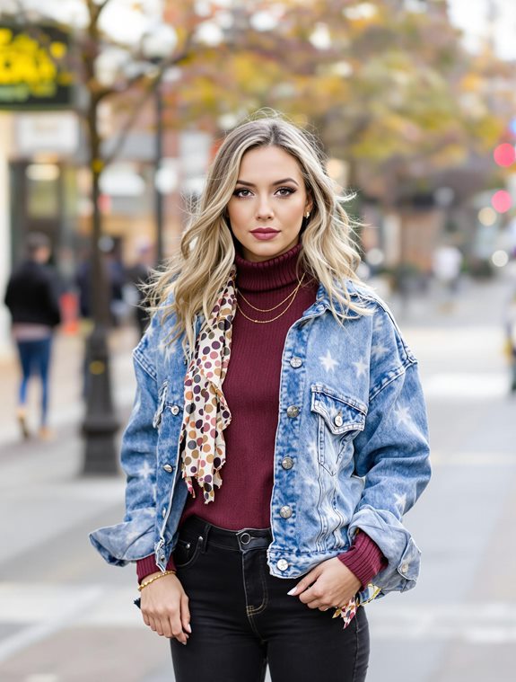stylish layered winter outfit