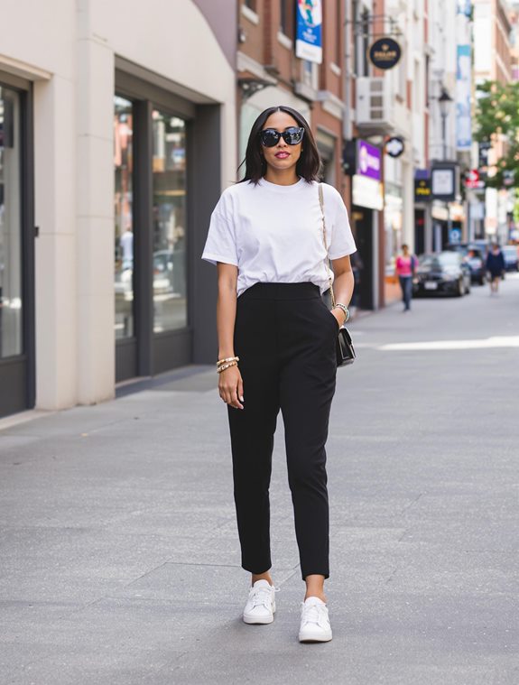 stylish model oversized shades