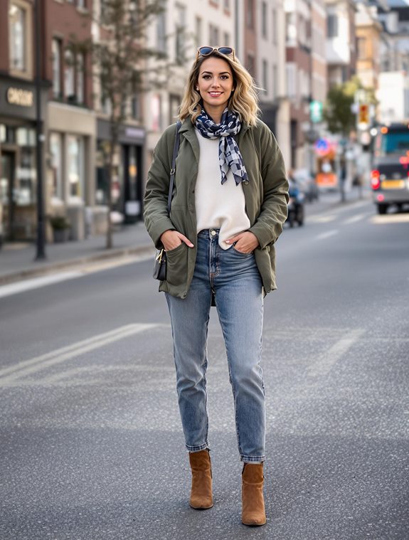 stylish multi layered attire