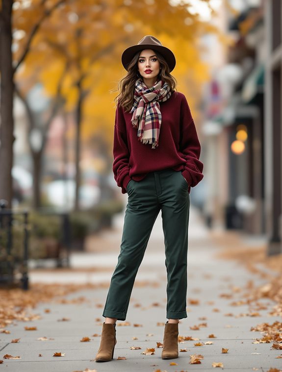 stylish multi layered outfit