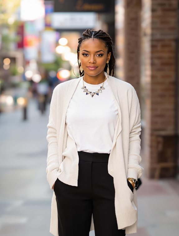 stylish multi layered sweater