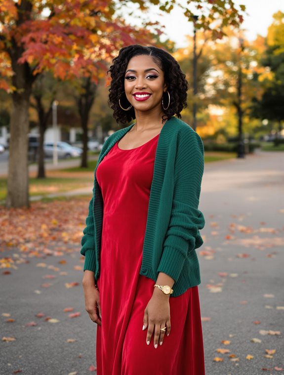 stylish red heels elevate